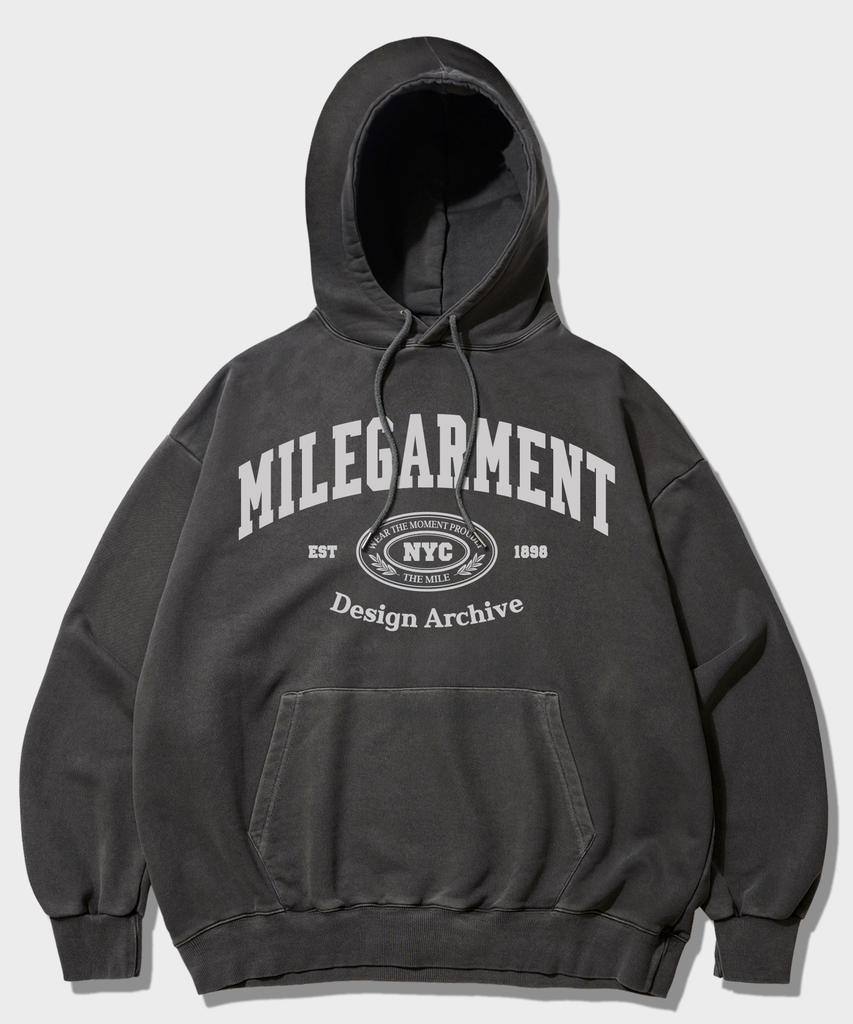 Худи Milegarment Nyc [Пигментный Темно-серый]
