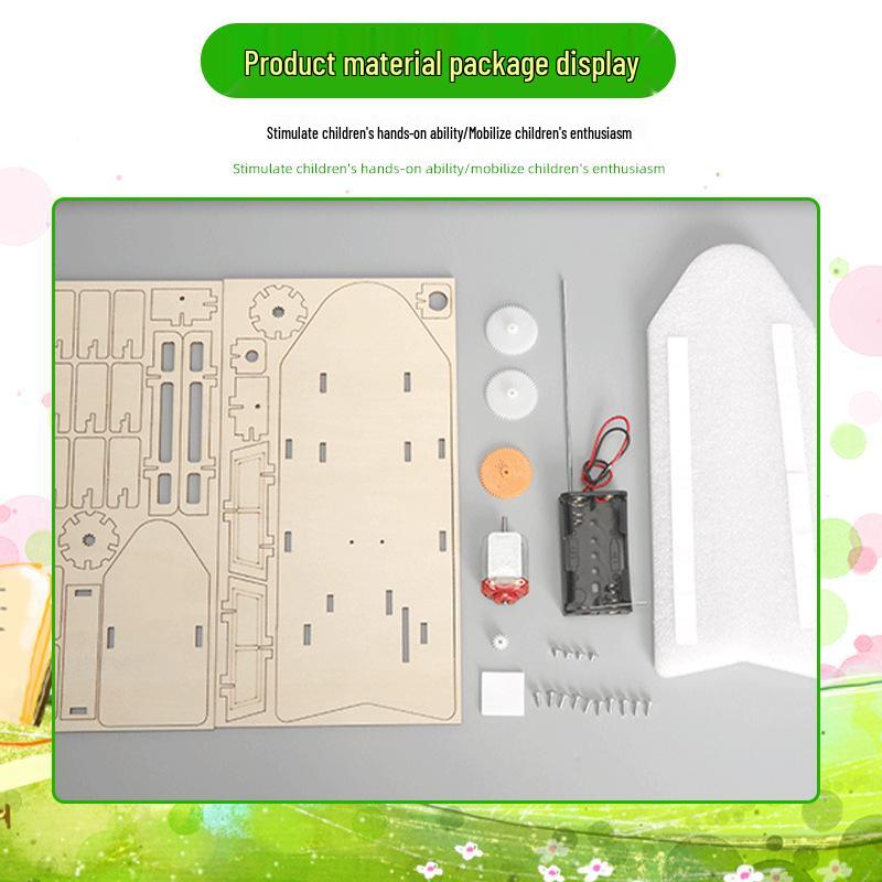 Набор для сборки игрушечного парохода для научных экспериментов в начальной школе