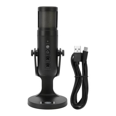 USB конденсаторный микрофон RGB световой микрофон для записи вращающийся компьютерный микрофон для ноутбука ПК
