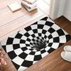 1PC 3D Pattern Kitchen Rugs Non-Slip Door Mats Pop Design Bathroom Rug Bath Mat Carpet for Home Sink Laundry Decor
