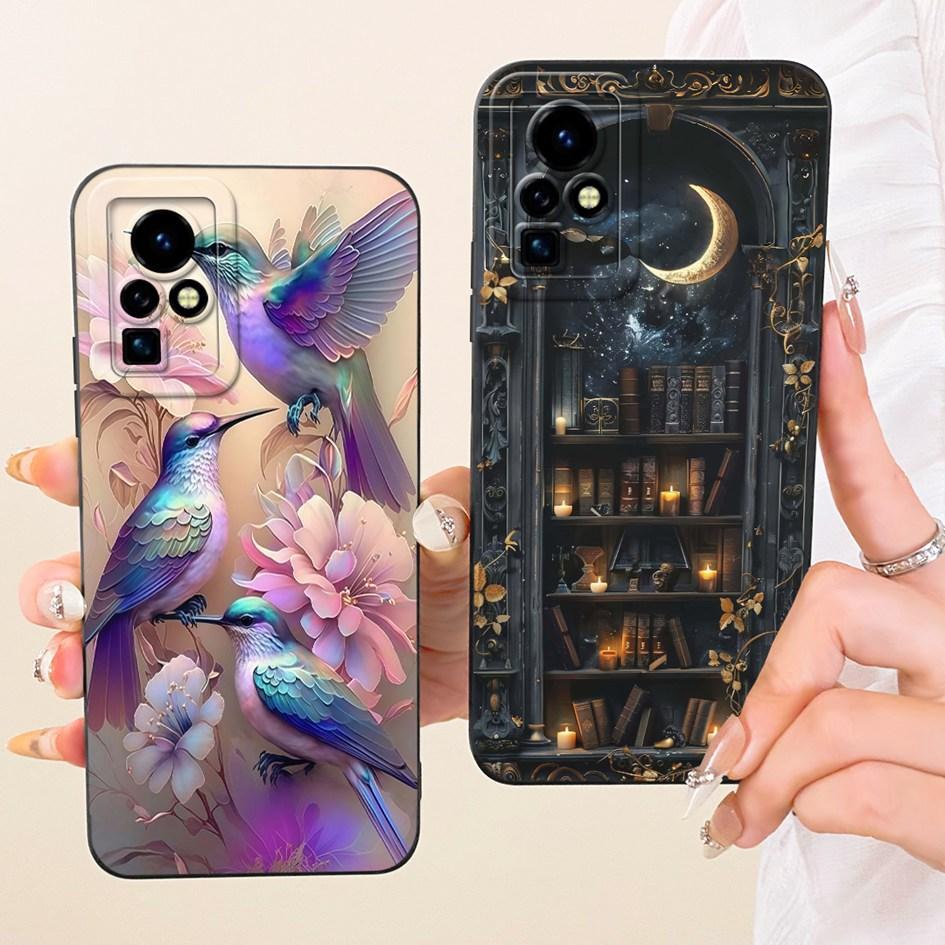 Чехол для Infinix Zero X Pro Чехол ZeroX Pro X6810 X6811 X6811B Модный Мягкий ТПУ Корпус с Рисунком Дракона Для Infinix Zero X Neo Чехол