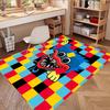Huggy Wuggy Print Rug, Washable Floor Carpet, For Entryway Dorm Laundry Room Office Study, Home Decor Birthday Christmas Gift