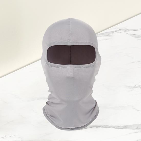 Сплошной цвет Балаклава Лыжная защита для лица Открытый Рыбалка Верховая езда Охлаждающая шея Гетры На всю голову Ветрозащитный солнцезащитный головной убор