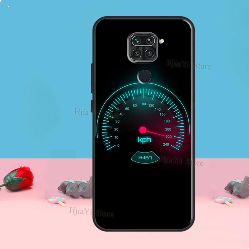 Speedometer Car Case For Redmi Note 8 9 10 11 12 Pro Plus 10S 11S 12S Cover For Redmi 9C 10A 10C 12C Coque