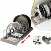 Expandable Stainless Steel Storage Rack Kitchen Cabinet Holder for Pan Pot Lid Cutting Board Drying Cookware Dish Rack Organizer