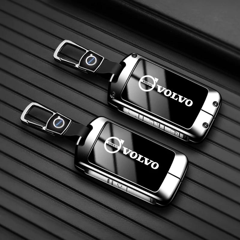 Gradient Car Key Case For Volvo XC60 XC40 XC90 S90 V60 S60 V90 C40 Polestar 1 2 Key Fob Cover Protector Shell Auto Accessory