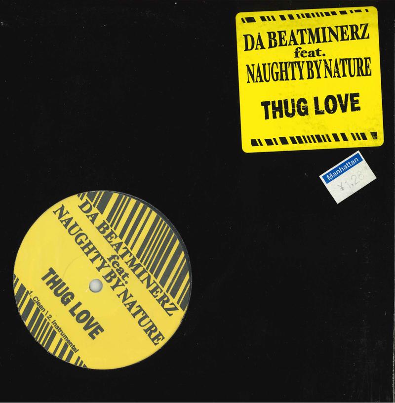 12-дюймовая пластинка DA BEATMINERZ Thug Love BBS612 НЕ НА ЛЕЙБЛЕ Японский Рэп Хип-Хоп R&B Б/У