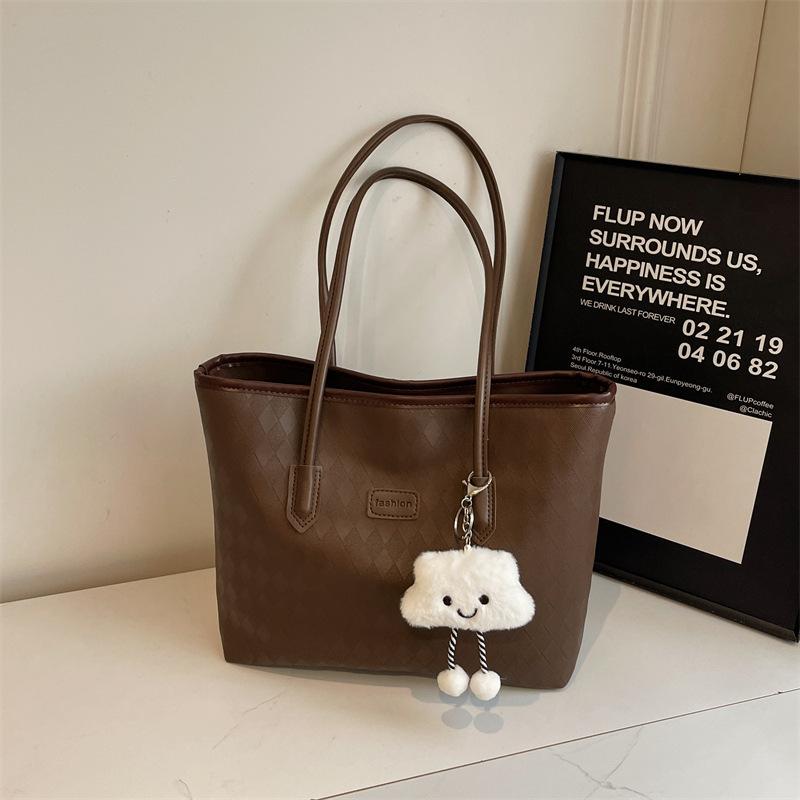 Large Capacity Bag for Women New High-quality Texture Tote Bag Shoulder Bag for Women College Students Class Handbag for Women