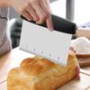 Скребок для теста из нержавеющей стали, измельчитель хлеба со шкалой, кондитерская лопатка, скребок для пиццы, инструмент для украшения тортов с помадкой