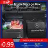 GLC GLB Автомобильный багажник Дорожный ящик для хранения Складной чемодан Аксессуары Для Mercedes Benz AMG W204 W205 W203 W211 W212 W213 W201 W21