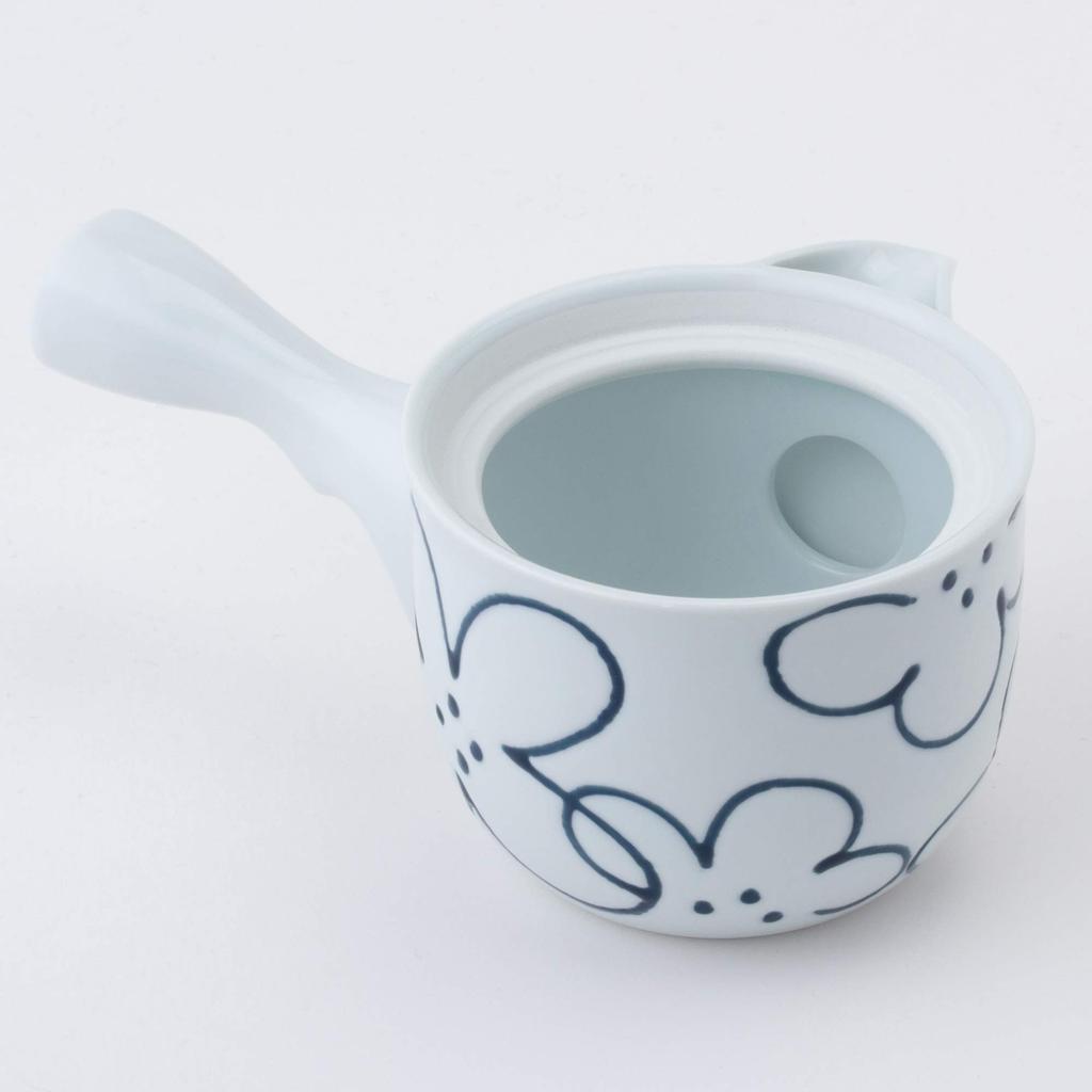 Чайник Hasami ware Sparrow mouth с цветочным узором из нержавеющей стали 73457 (с ситечком)