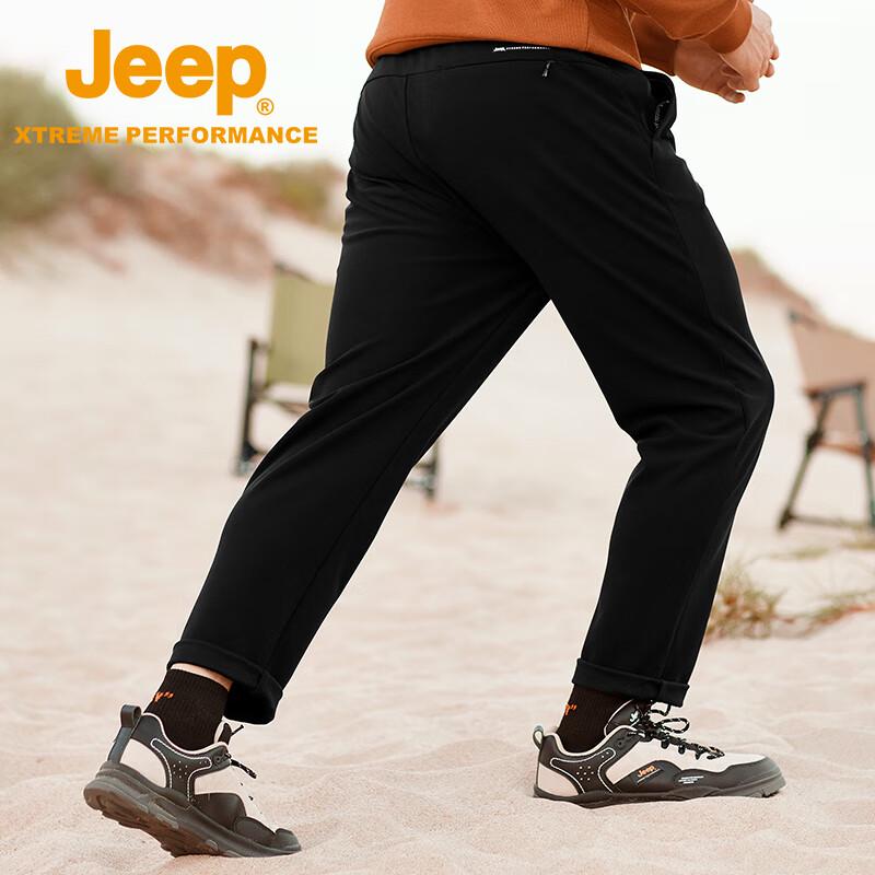 Jeep Men's Straight Fit Outdoor Hiking Cargo Pants