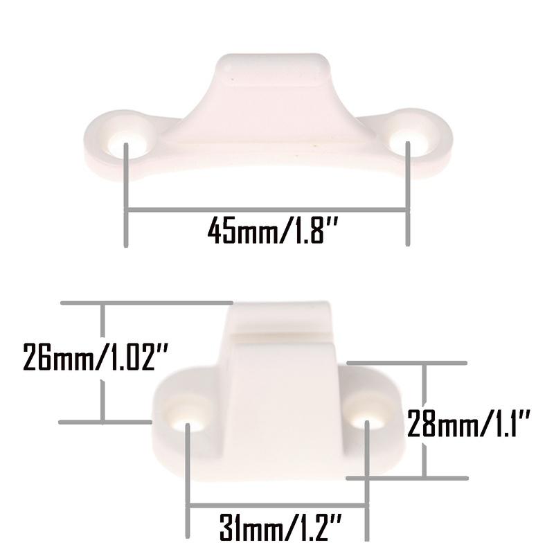 Caravan RV Motorhome Camper Main Door Gate Push Catch Retainer Clip Holder T-Shaped Cabin Door Clamps Stay Spacer Accessories