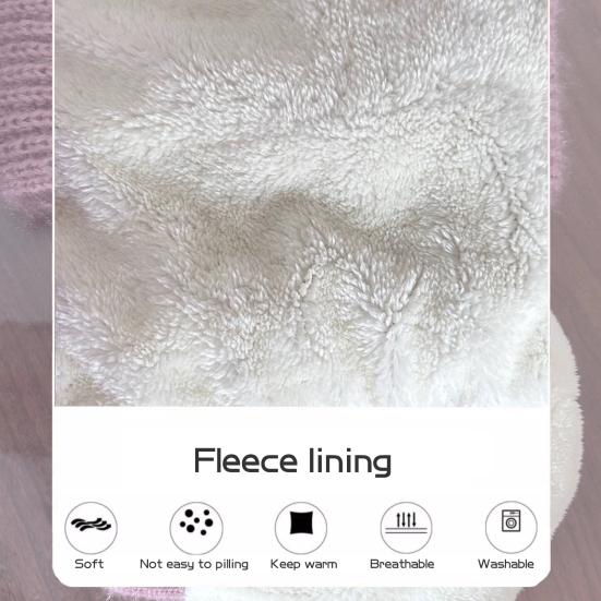 Женская зимняя шапка Yousheng со встроенным длинным шарфом, толстая теплая трикотажная ветрозащитная высокоэластичная кепка с полной защитой для путешествий на открытом воздухе в холодную погоду