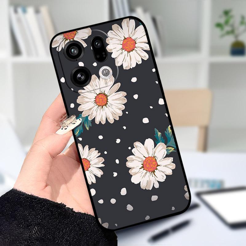 Чехол для OPPO Find X9 X9Pro, мягкий силикон, черный ТПУ, защитная задняя крышка для телефона OPPO FindX9 X 9Pro, ударопрочный бампер