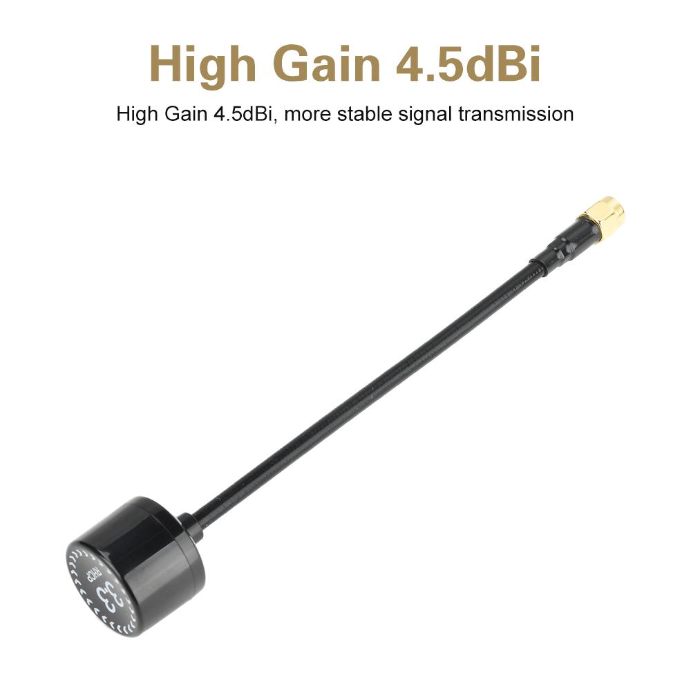 3.3G 50W VTX Transmitter FPV Image Transmission Antenna 4.5dBi Gain SMA Antenna For RC Long Rang Racer Drone Cover 3250-3350MHz