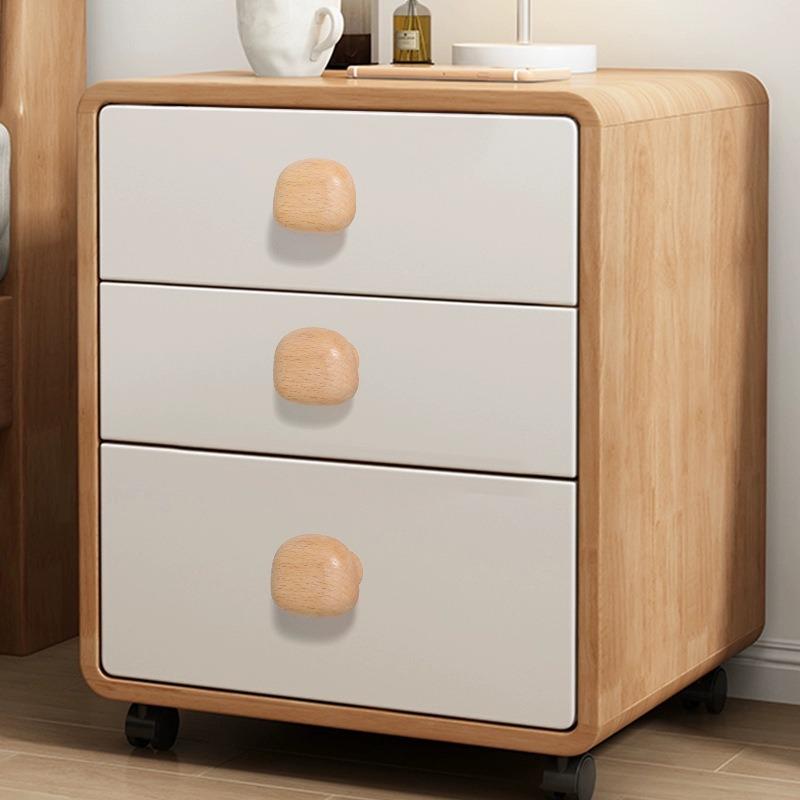 Массив дерева, Украшение для спальни, Тепло и мило, Ручка для дверцы шкафа, Креативная, Милая, В форме гальки, Ручка для дверцы шкафа/ящика