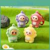 Winky Teletubbies Tinky Dipsy Cartoon Character Pile Coating Keychain Pendant