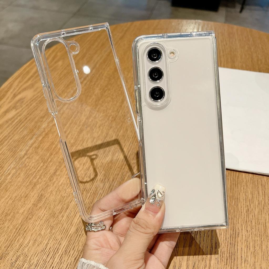 Применимо к Samsung zfold8 акриловый чехол для мобильного телефона жесткий ZFlip7 складной прозрачный zfold7 всесторонний ПК чехол