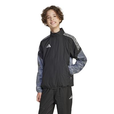 Ветровка для футбола Adidas KSB74 Оникс Детская Черный/Командный (JP1254)