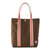 Hanpu Kobo Tote Bag Large Canvas LINE 3J45 Beige [A4 Size, Capacity, Tote, Tote, Canvas] (Brown)