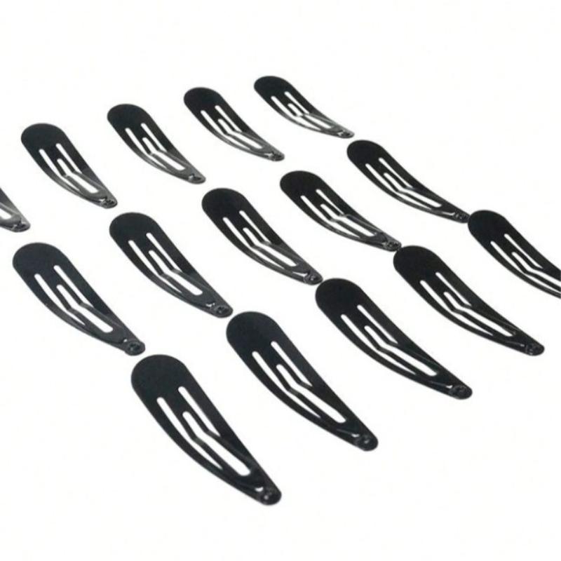 NEW 20/40Pcs Black Hair Clips 2Inch Adults Children Hair Accessories Hair Tools Clip Decorative Women Metal Snap Barrettes