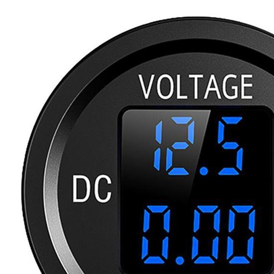 Excellent Voltage Current Meter Wide Application Car Accessories Short-circuit Protection