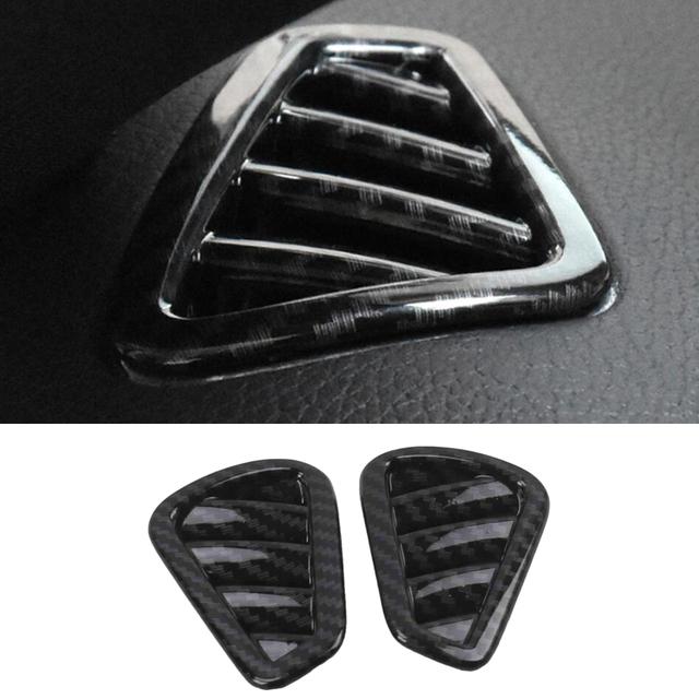 Левый руль! Накладка на вентиляционное отверстие внутренней центральной консоли из углеродного волокна для Mercedes Benz W177 A-Class A200 A220 A250 CLA