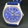 Б/У винтажные мужские часы SEIKO 5 AUTOMATIC 7009A из Японии с синим циферблатом a433560-2