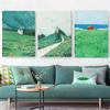 Abstract Scenery Modern Nordic Nature Landscape Poster Wall Art Canvas Painting Picture Print Interior Room Decorative Paintings
