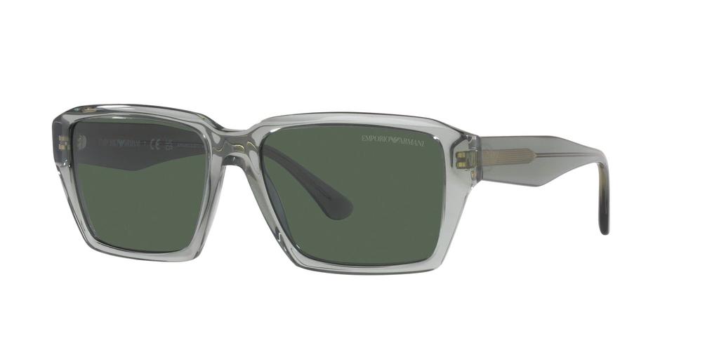 Солнцезащитные очки EA4186F 536271 БЛЕСТЯЩИЙ ПРОЗРАЧНЫЙ ЗЕЛЕНЫЙ 58 [Emporio Armani]