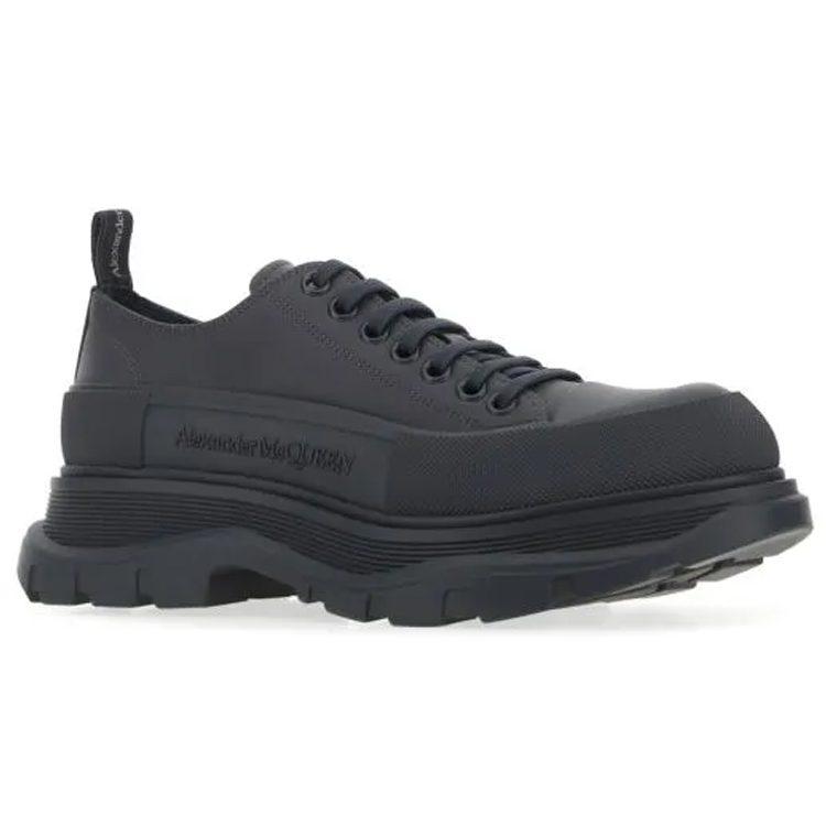 Alexander McQueen Tread Slick Low Top Sneakers 'Dark Brown Black' 705662WHZ621185