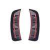 2pcs Carbon Fiber Car Side Fender Vent Air Wing Cover Trim Exterior Accessories