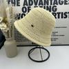 Summer hollow sunscreen bucket hat women's casual versatile dome small fresh tide travel plain sunshade basin hat