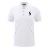 Polo Ralph Lauren Летняя Новая Женская Повседневная Спортивная Рубашка-Поло с Вышивкой Пони, Впитывающая Пот и Влагоотводящая, Чистая