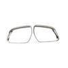 Car Rear Rearview Glass Mirror Rain Eyebrow For Hyundai IX35 2018     Shield Sun Visor Shade ABS Chrome 2PCs