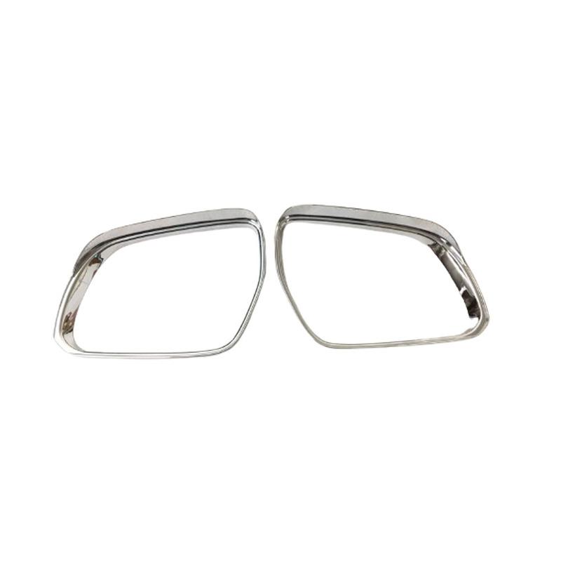 Car Rear Rearview Glass Mirror Rain Eyebrow For Hyundai IX35 2018     Shield Sun Visor Shade ABS Chrome 2PCs