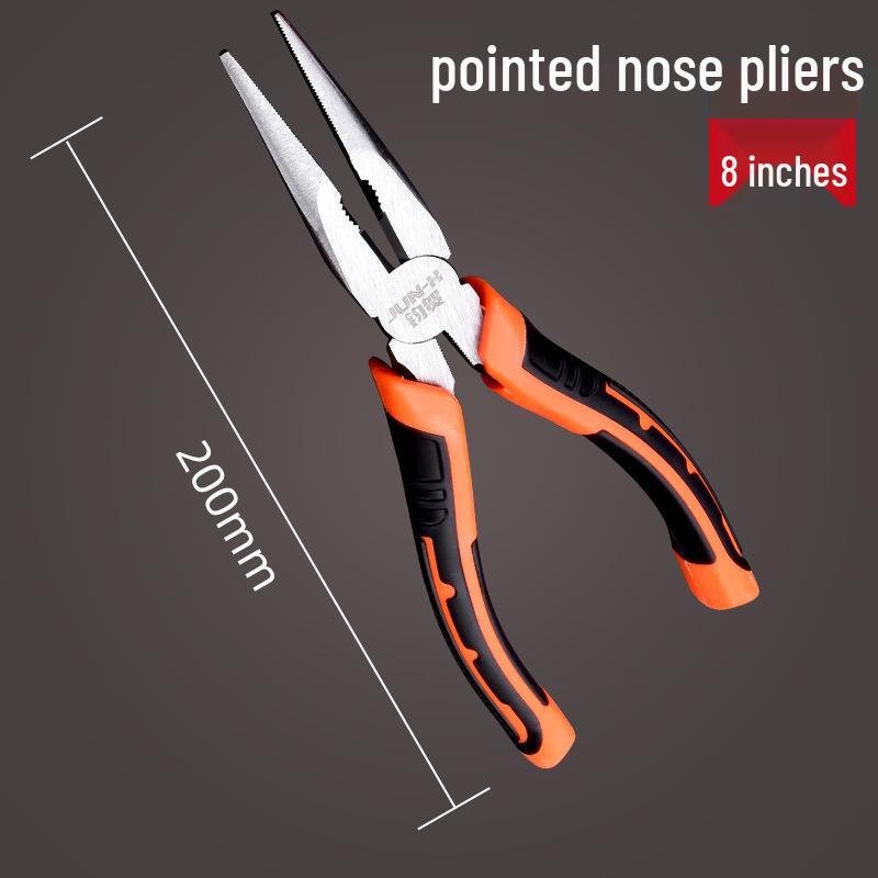 6-inch Industrial Grade Cutting Pliers & 8-inch Needle-Nose Pliers Set