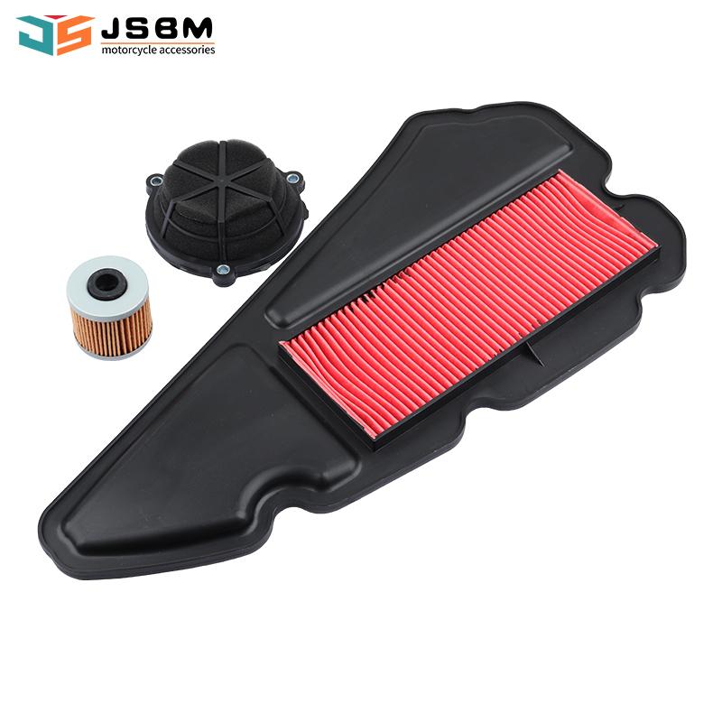 JSBM Motorcycle Accessories Air Filter CVT Oil Filters For Kymco CK250T-16 ST250 XCITING X350 17211-BAB7-C000 Intake Cleaner