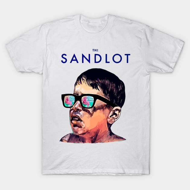 Asian Size Men Print T-shirt The Sandlot Fanart No-Cut Heat Transfer Print Cotton Tshirt