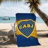 Beach Towel with Club Atlético Boca Juniors Pattern - soft,absorbent,machine washable Lightweight&Modern,swimming,Travel Essentials
