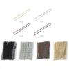 50Pcs 5/6/7Cm Women Hair Waved U-Shaped Bobby Pin Barrette Salon Grip Clip Bridal Hairpins Metal Hair Accessories Bun