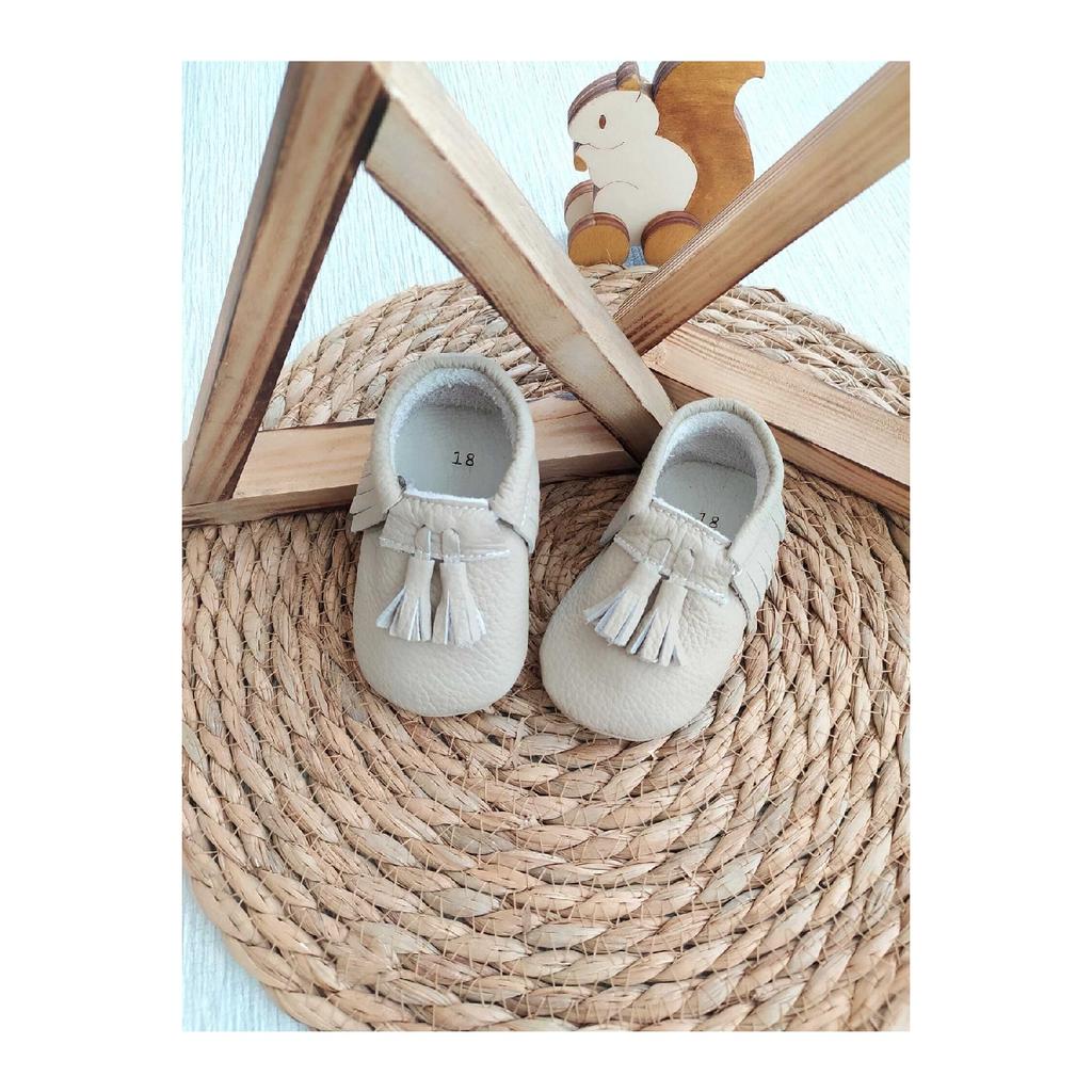 Детские мокасины King Model коричневого цвета, пинетки, детская обувь