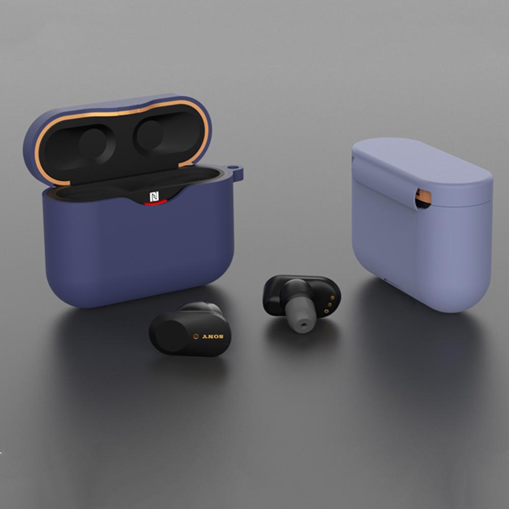 Case For SONY WF-1000XM3 Earphone Accessories Charging Box Cover Case For SONY WF 1000 XM3 WF-1000XM4 Shell with Anti-lost Hook
