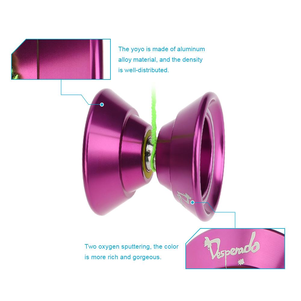 Профессиональный Magic Yoyo N5 Desperado алюминиевый сплав металлический Yoyo 8 шариковый подшипник KK с вращением