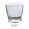 Portable Flower Pot Temperature Resistant ABS Self Watering Hydroponic Plant Flowerpot for Home