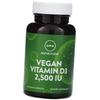 Витамин Д3 для веганов, Vegan Vitamin D3 2500, 60вегкапс (36122003)