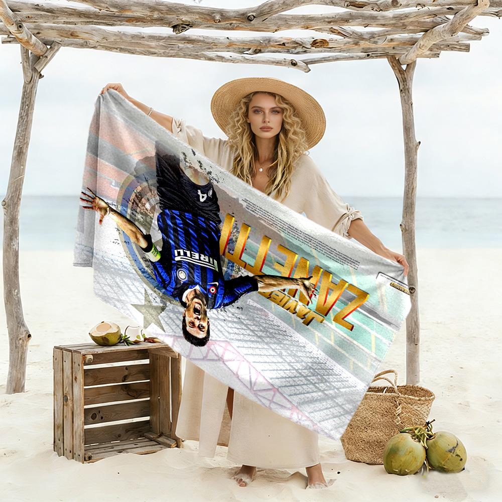 Turkish Football Player Beach Towel Soft Durable Quick-Dry Comfortable Lightweight Portable for Swimming,Beach,Camping, Travel, Beach Accessories,Gym