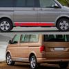 Горный Стиль Авто Наклейки Полосы На Боковые Пороги Авто Аксессуары Для Декора Автомобиля Для Volkswagen VW T4 T5 T6 Transporter
