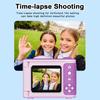 1080P Digital Camera for Kids Digital Video Camera 48MP 2.4 Inch Flip Screen 8X Zoom Telescopic Rotating Lens Built in